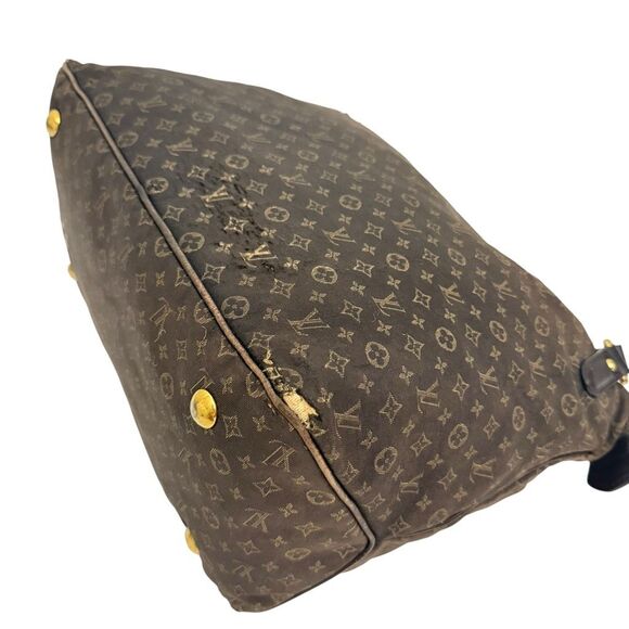 Louis Vuitton Authentic Dark Brown Monogram Idylle Ballade MM Canvas Shoulder To - Picture 13 of 15